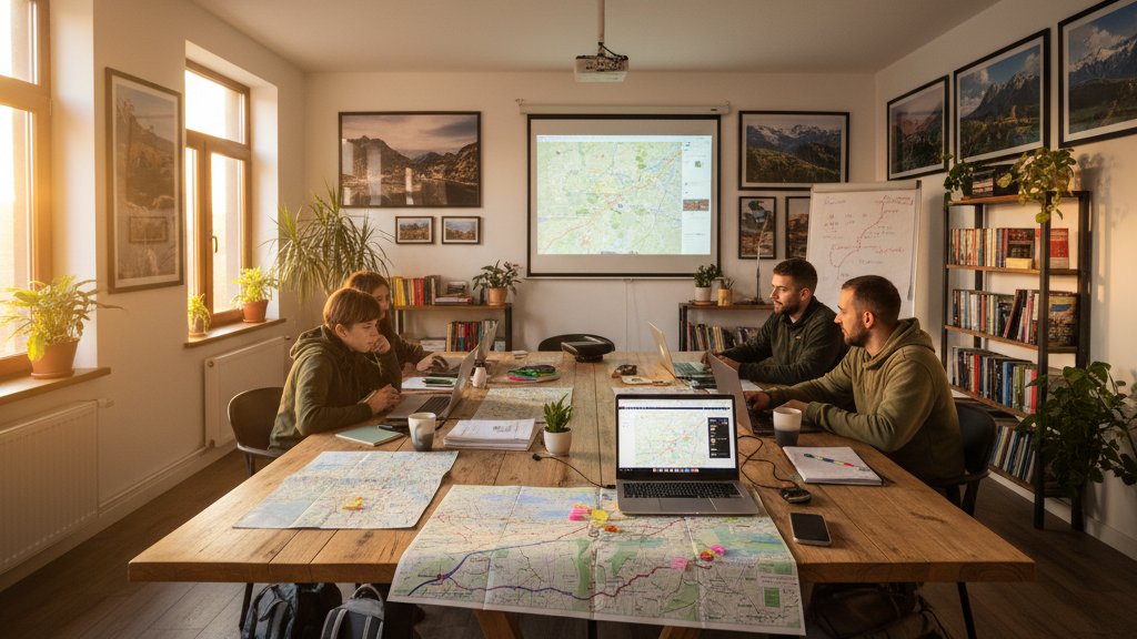 carrentalinalbania.com team working on rental comparison platform in Tirana Albania
