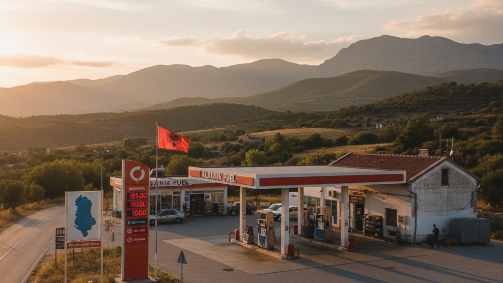 Gas stations and fuel prices across Albania