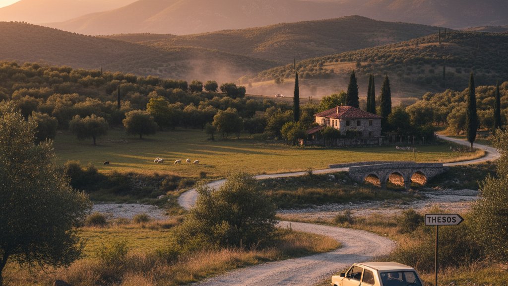 Rental car insurance documents and contract paperwork